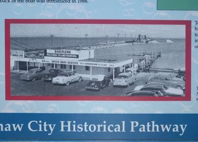 Mackinac Island Passenger Ferries Marker - lower image. Click for full size. Mackinac Island Passenger Ferries Marker - lower image image. Click for full size.