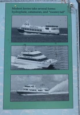 Mackinac Island Passenger Ferries Marker - right images image. Click for full size.