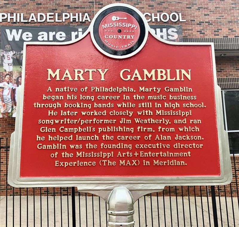 Marty Gamblin Marker (front) image. Click for full size.