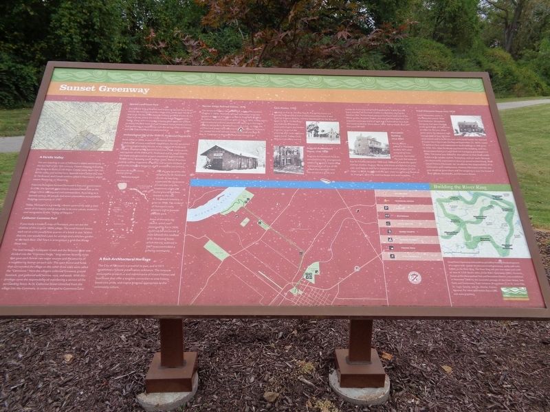 Sunset Greenway Marker image. Click for full size.