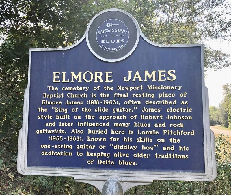 Elmore James Marker (front) image. Click for full size.