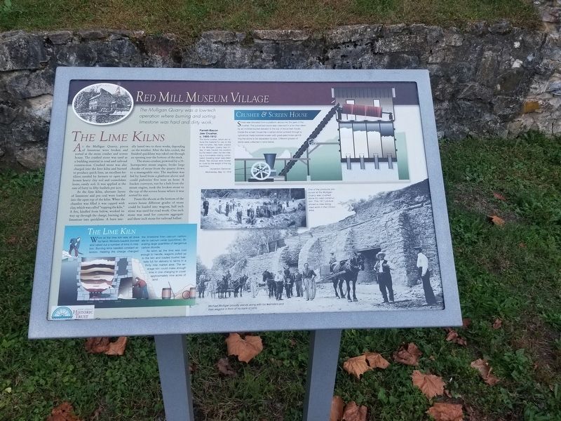 The Lime Kilns Marker image. Click for full size.