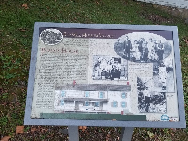 Tenant House Marker image. Click for full size.