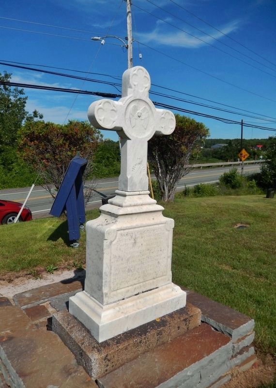 The Mary Crowley Monument<br>(<i>back side</i>). Click for full size. The Mary Crowley Monument<br>(<i>back side</i>) image. Click for full size.
