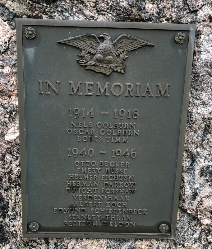Sanborn, Minnesota Veterans Memorial image. Click for full size.