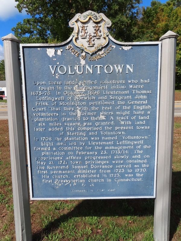 Voluntown Marker image. Click for full size.