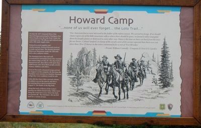 Howard Camp Marker image. Click for full size.
