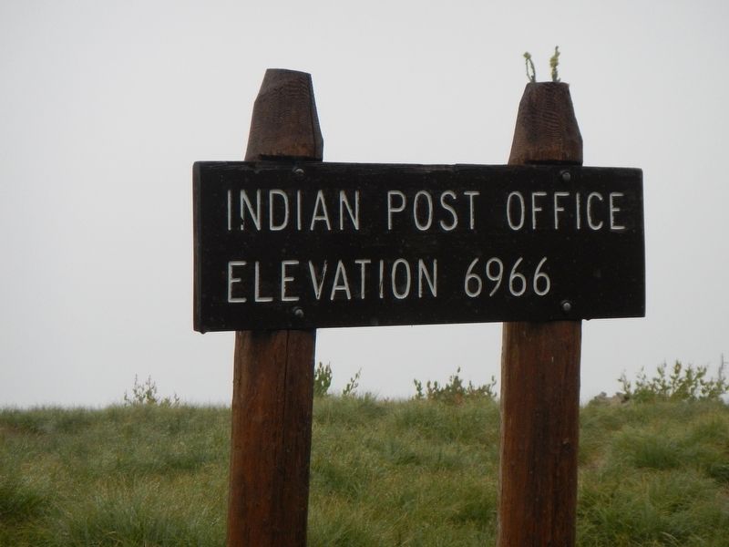 Indian Post Office Marker. Click for full size. Indian Post Office Marker image. Click for full size.