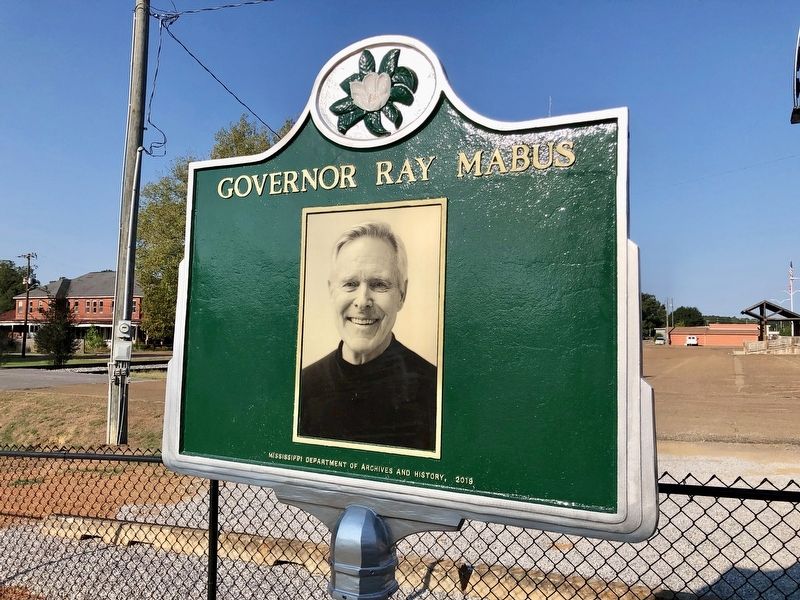 Governor Ray Mabus Marker (reverse) image. Click for full size.