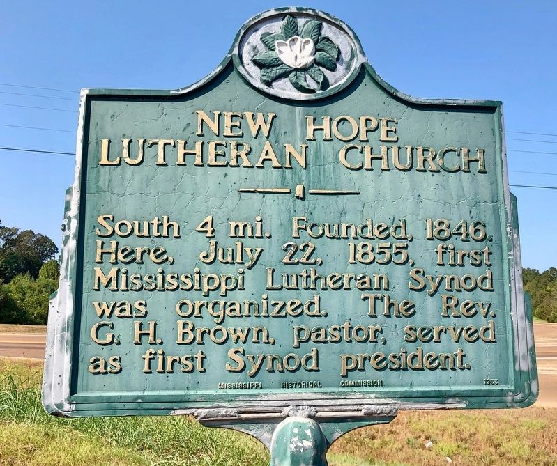 New Hope Lutheran Church Marker image. Click for full size.