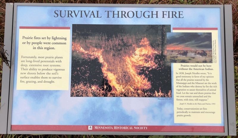 Survival Through Fire Marker image. Click for full size.