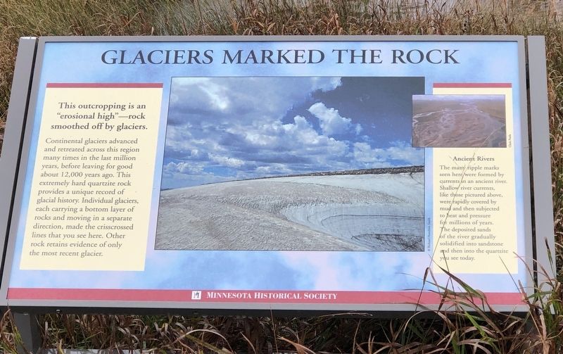 Glaciers Marked the Rock Marker image. Click for full size.