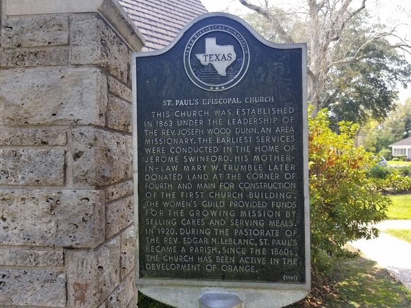 St. Paul's Episcopal Church Marker image. Click for full size.