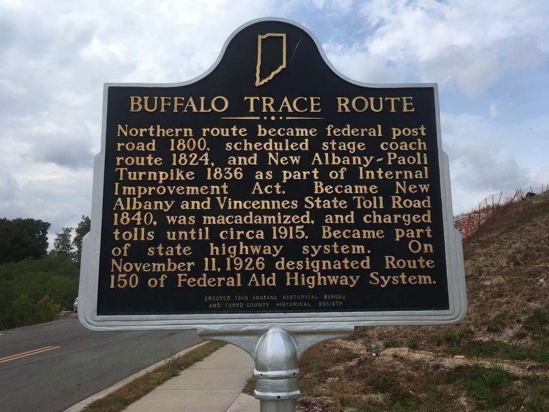 Buffalo Trace Route Marker image. Click for full size.