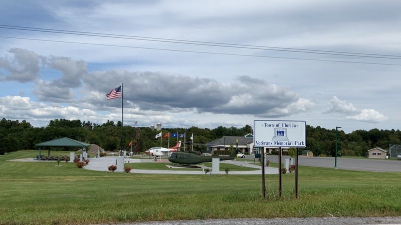 Town of Florida Veterans Memorial Park. Click for full size. Town of Florida Veterans Memorial Park image. Click for full size.
