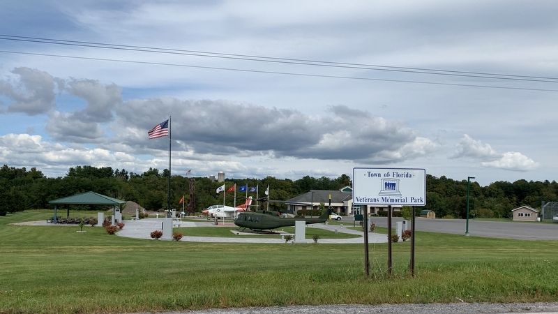 Town of Florida Veterans Memorial Park image. Click for full size.