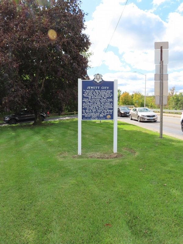 Jewett City Marker. Click for full size. Jewett City Marker image. Click for full size.