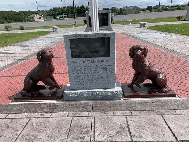War Dogs Memorial image. Click for full size.