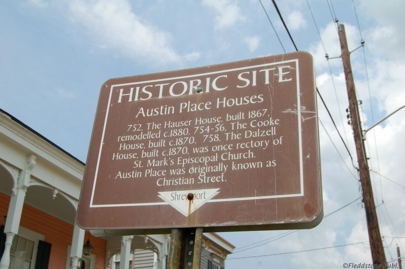 Austin Place Houses Marker image. Click for full size.