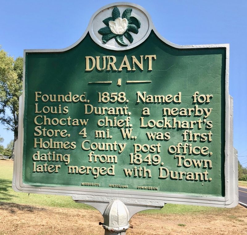 Durant Marker image. Click for full size.