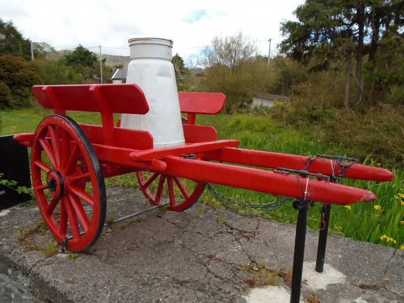 Milk Cart Near Marker image. Click for full size.