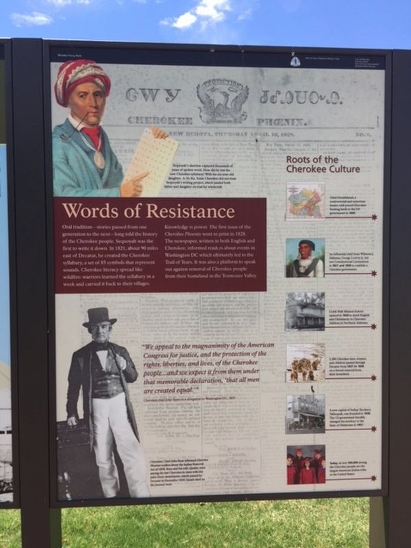 Words of Resistance Marker image. Click for full size.