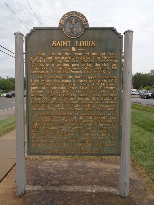 Saint Louis Marker image. Click for full size.