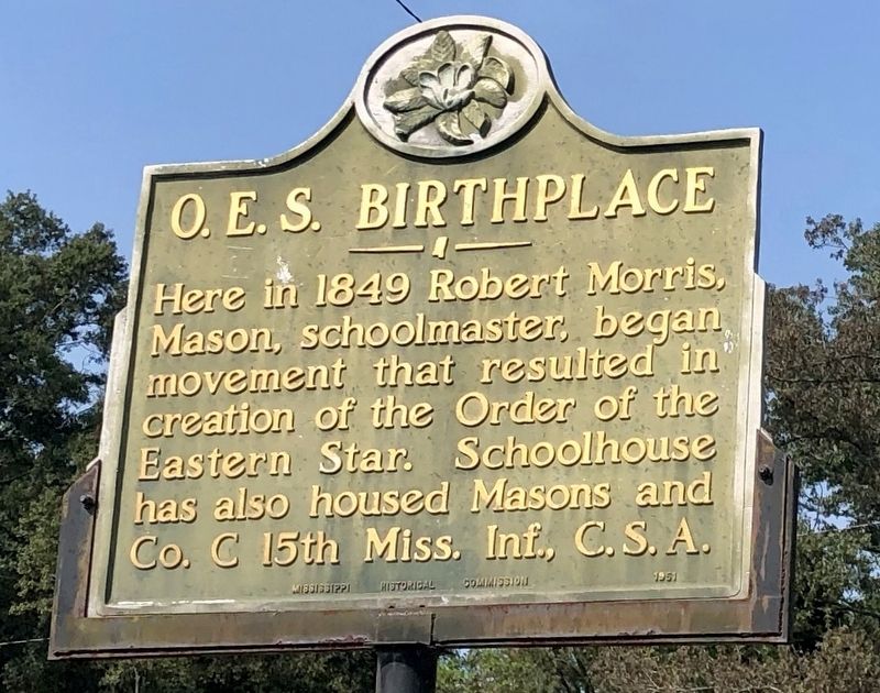 O.E.S. Birthplace Marker image. Click for full size.