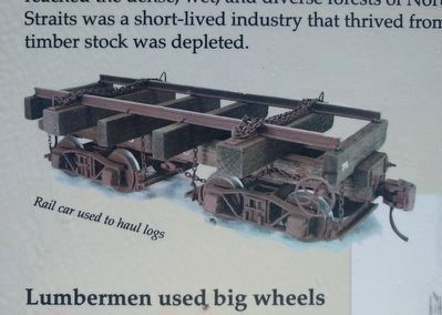 The Lumbering Era Marker - left image. Click for full size. The Lumbering Era Marker - left image image. Click for full size.