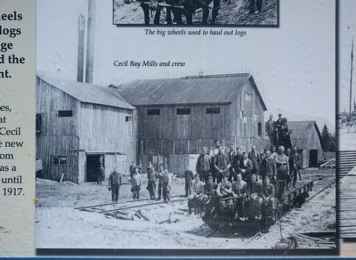 The Lumbering Era Marker - lower middle image. Click for full size. The Lumbering Era Marker - lower middle image image. Click for full size.