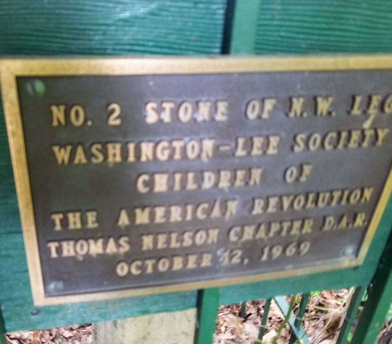 Original Federal Boundary Stone, District of Columbia, Northwest 2 Marker image. Click for full size.