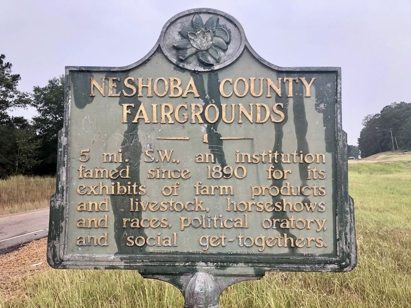 Neshoba County Fairgrounds Marker image. Click for full size.