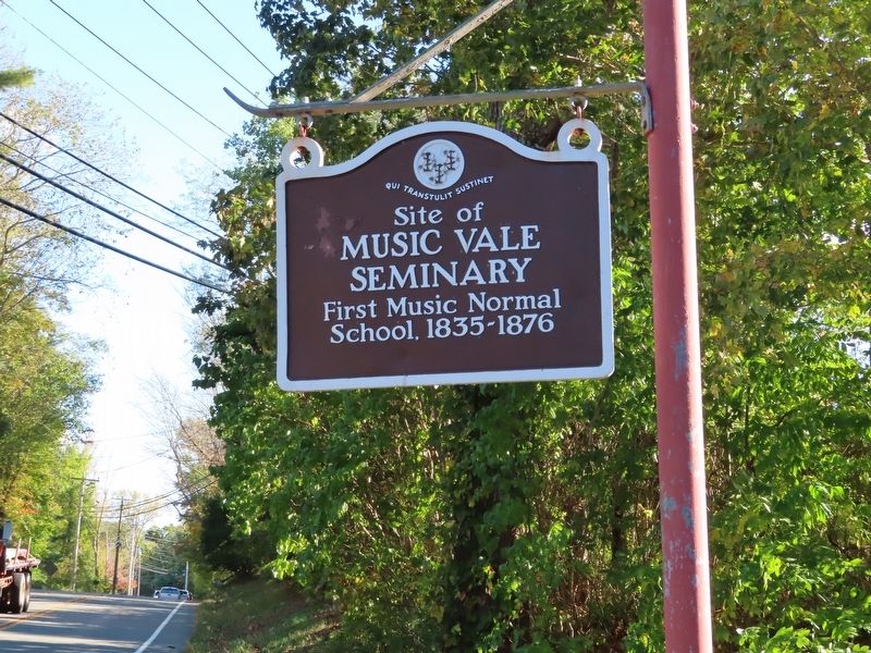 Music Vale Seminary Marker image. Click for full size.