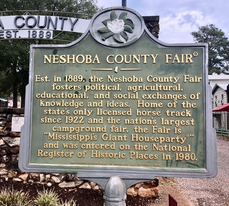 Neshoba County Fair<small></small> Marker image. Click for full size.