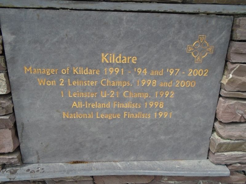 Mick O'Dwyer Kildare Marker image. Click for full size.