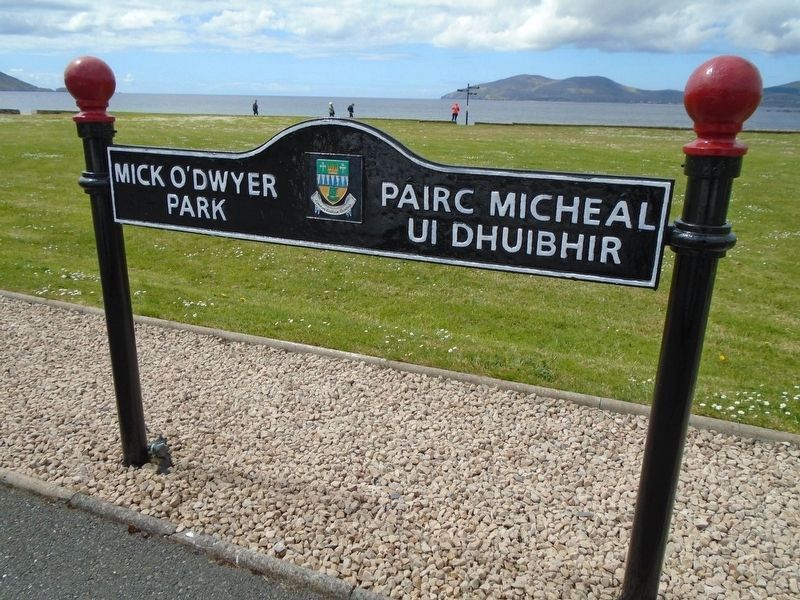 Mick O'Dwyer Park Sign image. Click for full size.