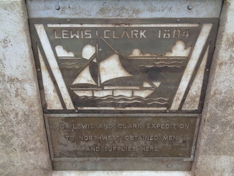 Lewis & Clark 1804 Marker image. Click for full size.