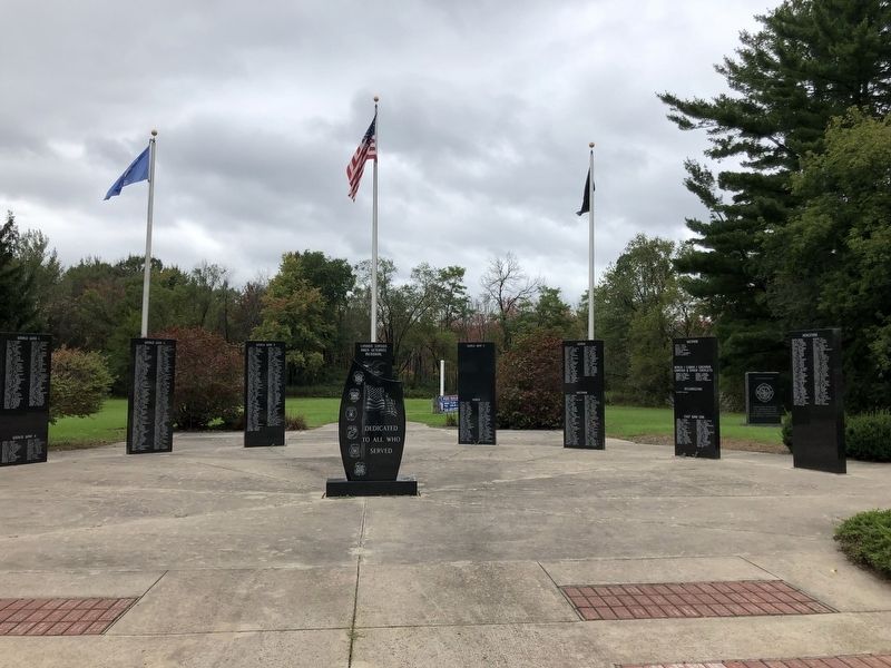 Lyndon Station Area Veterans Memorial image. Click for full size.