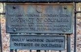 Original Federal Boundary Stone, District of Columbia, Northwest 5 Marker image. Click for full size.
