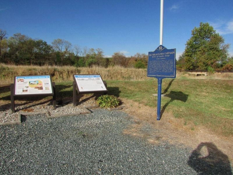 The Battle of Cooch's Bridge Marker image. Click for full size.