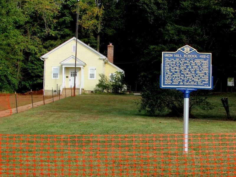 Iron Hill School #112-C Marker image. Click for full size.