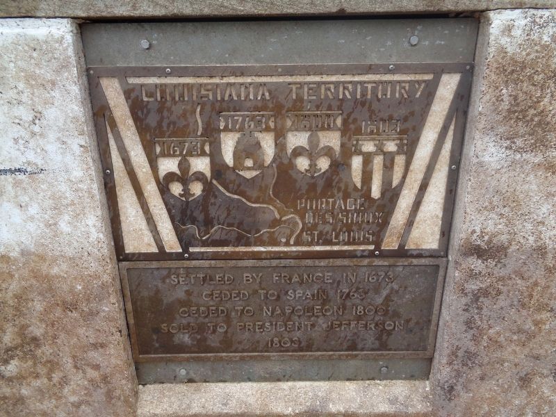 Louisiana Territory Marker. Click for full size. Louisiana Territory Marker image. Click for full size.