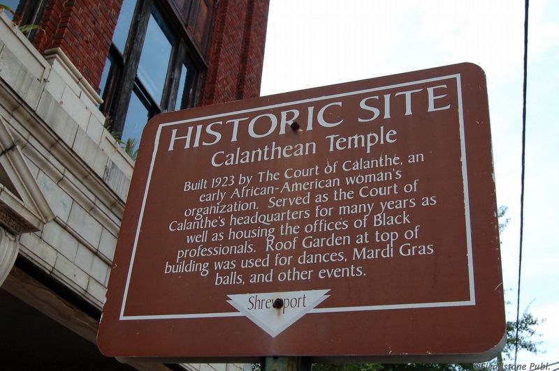 Calanthean Temple Marker image. Click for full size.