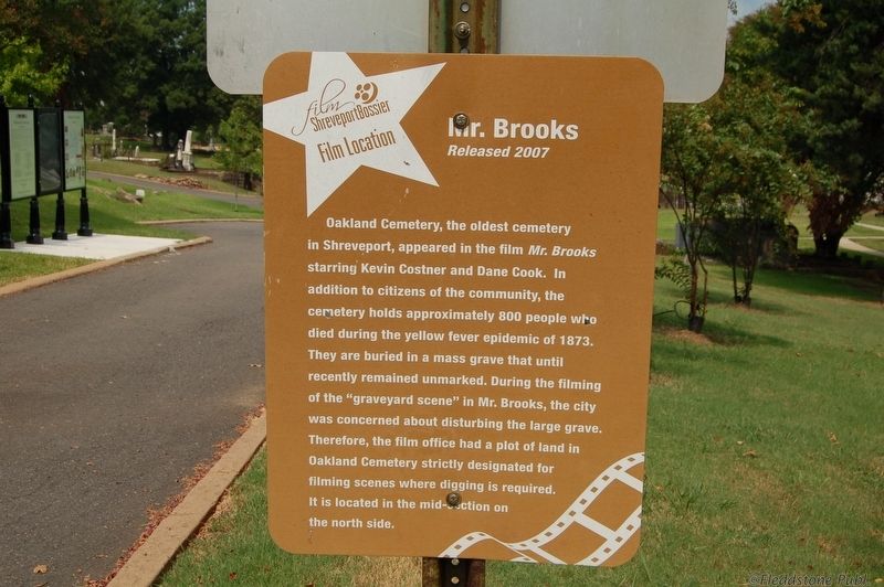 Mr. Brooks Marker image. Click for full size.