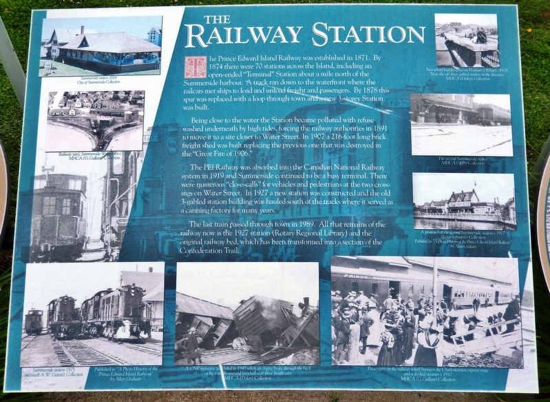 The Railway Station Marker image. Click for full size.