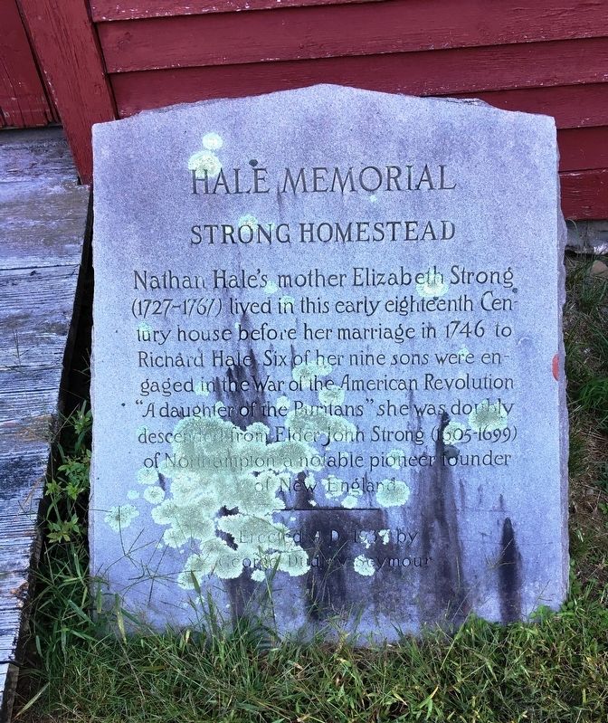 Strong Homestead Marker. Click for full size. Strong Homestead Marker image. Click for full size.