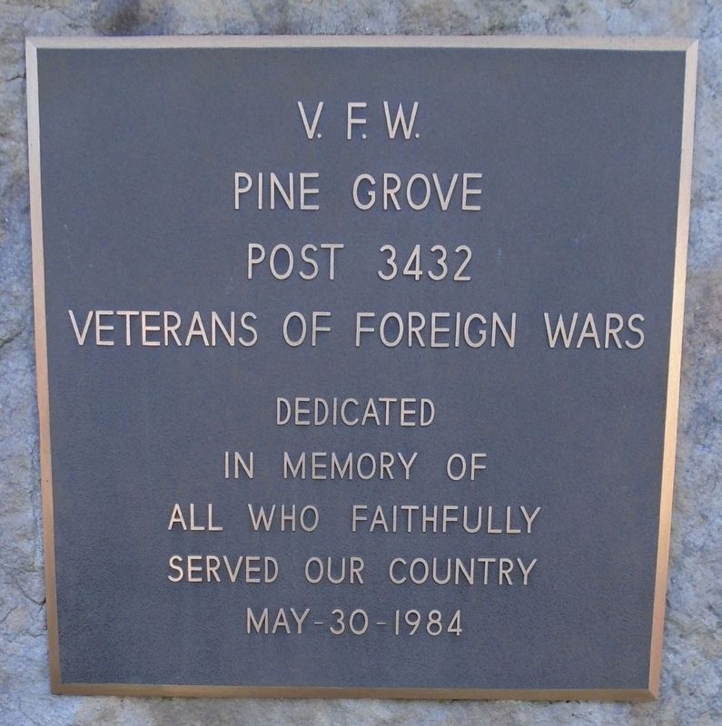 Veterans Memorial Marker. Click for full size. Veterans Memorial Marker image. Click for full size.