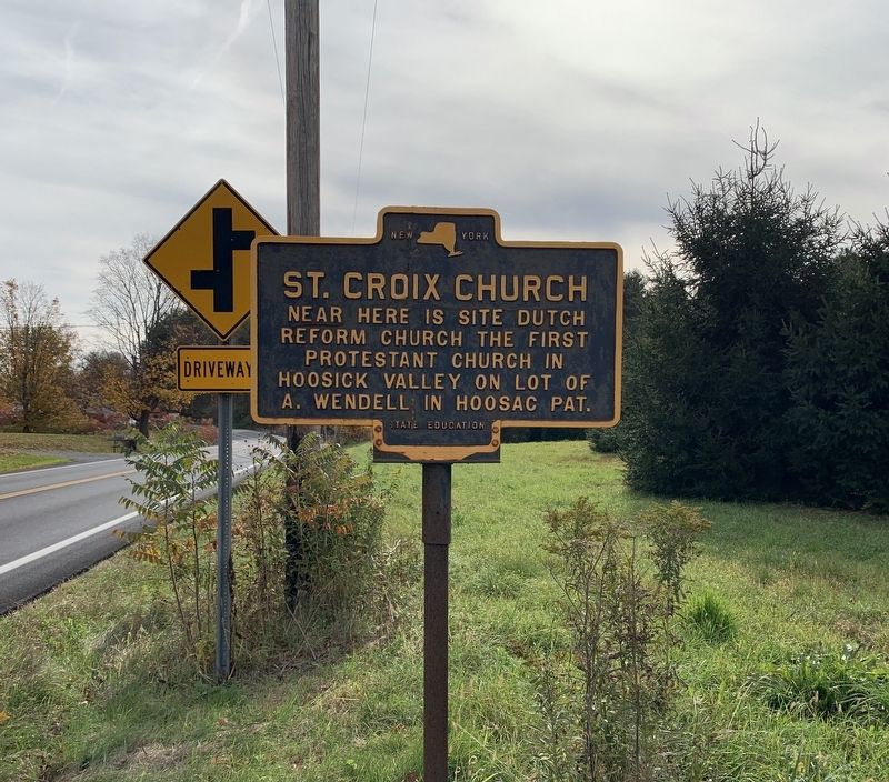 St. Croix Church Marker. Click for full size. St. Croix Church Marker image. Click for full size.