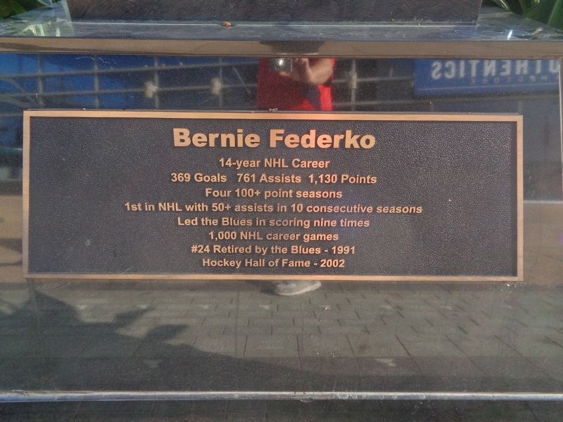 Bernie Federko Marker image. Click for full size.