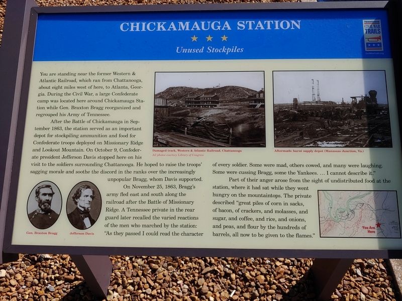 Chickamauga Station Marker image. Click for full size.